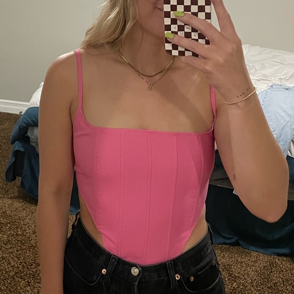 Pink Corset Top - Picture 2 of 2
